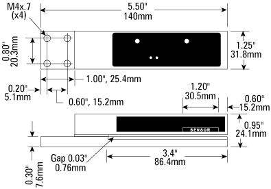 Sensores de etiqueta capacitivos (LRD2100, LRD6110, LRD6300)