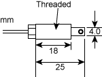 6mm Coil, Radial orientation Dimensions