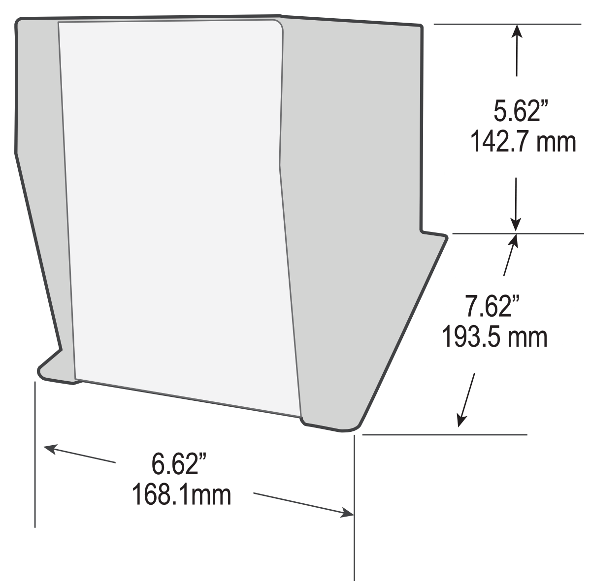 Targa III Dimensions