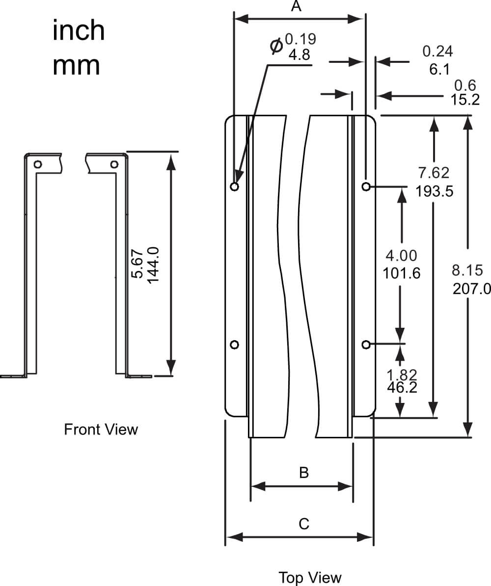 Mechanical Specifications: EN191, EN192, EN193